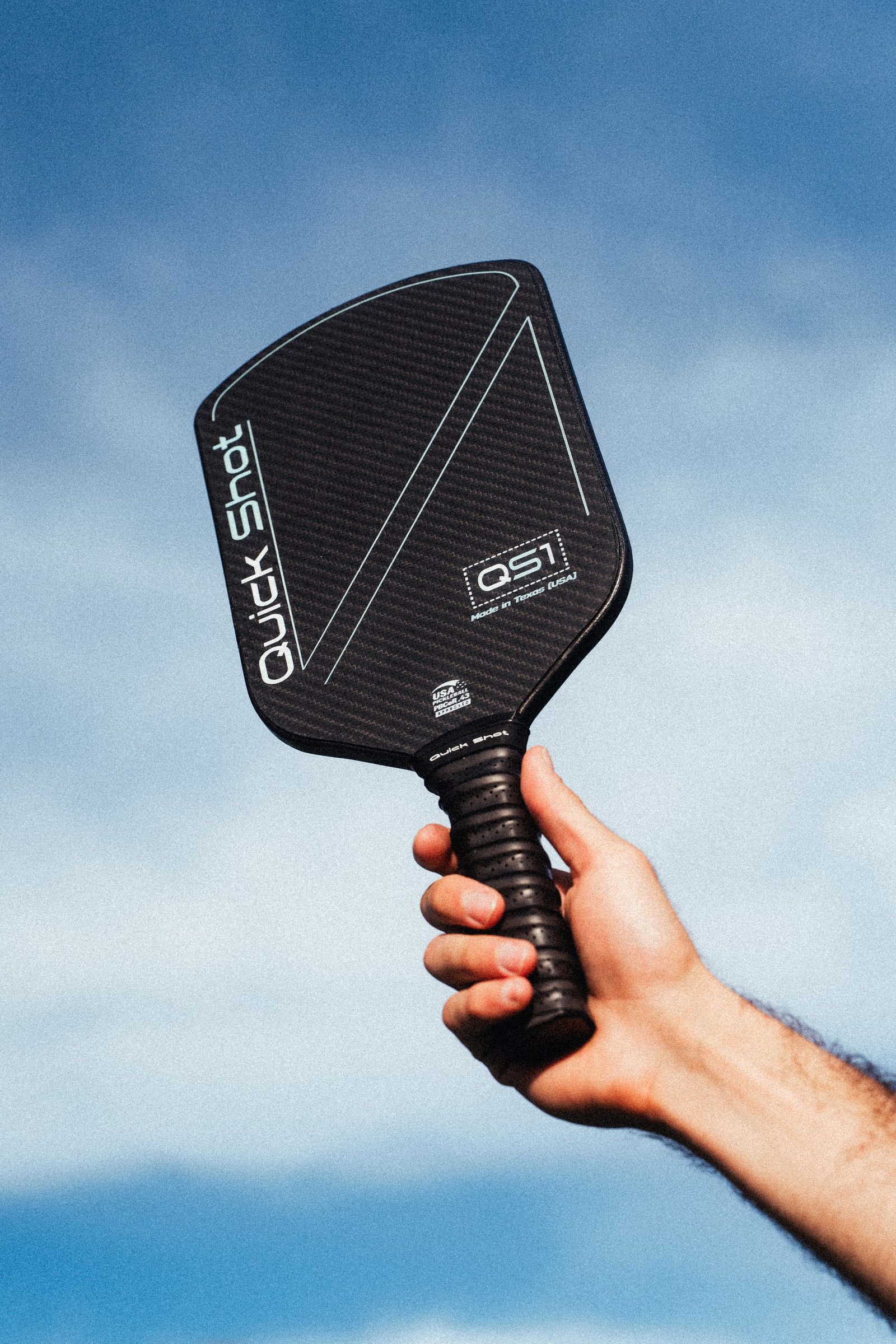 The Quick Shot paddle lineup — manufactured in the US.